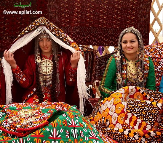 لباسهای زیبای ترکمنی