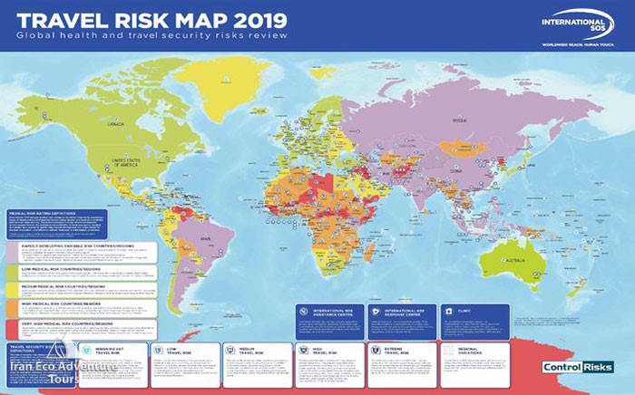 Iran Safety For Tourists According To 19 Sos Travel Risk Map