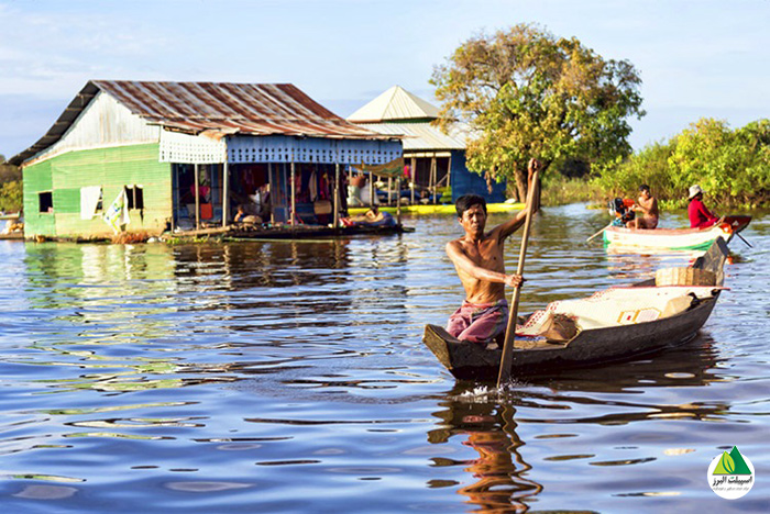 دریاچه Tonlé Sap؛ از جمله جاذبه‌های تور کامبوج