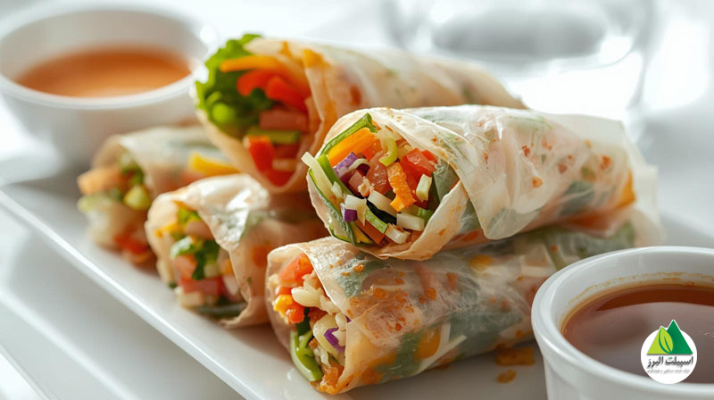 رول‌های بهاری spring rolls