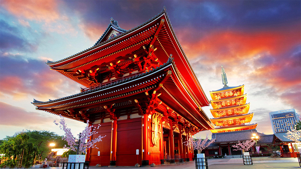 معبد فانوس‌ها و معبد طلایی در کیوتو